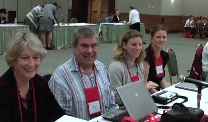 Josie Howse, Bill Jolley, Jordie Howell and Leona Holloway at the 2016 ICEB General Assembly