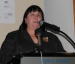 Maryanne Diamond speaking at the Rulebook launch