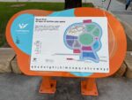 Tactile map of Stuart park inclusive of braille